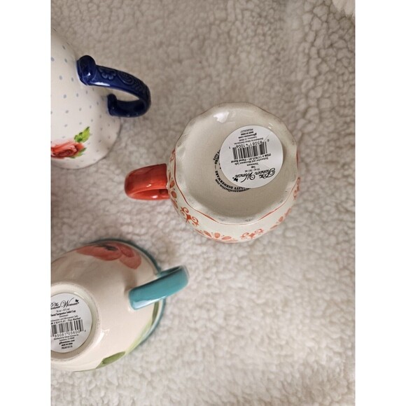 Set of 4 Pioneer Woman Large Country Garden Coffee Mugs /Cups - Picture 13 of 13